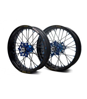 PAIRE DE ROUES SUPERMOTARD EXCEL G2 HUSABERG 125-650 TE FE FS