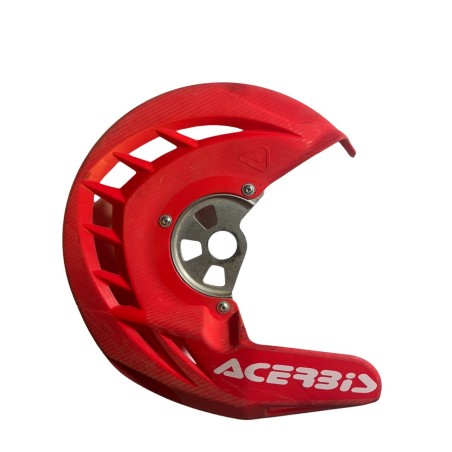 Protection de disque avant acerbis x-brake rouge